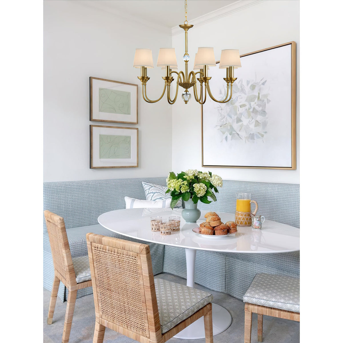 Diana Brass Chandelier - view 5