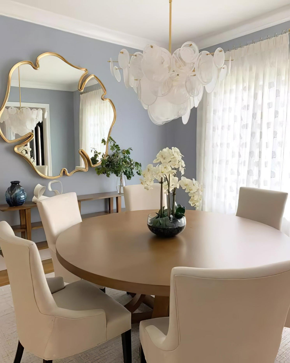Brass Discs Cascading Chandelier - view 14