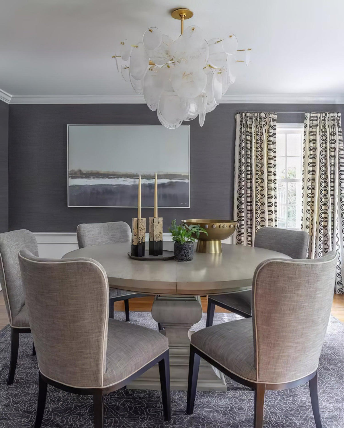 Brass Discs Cascading Chandelier - view 15