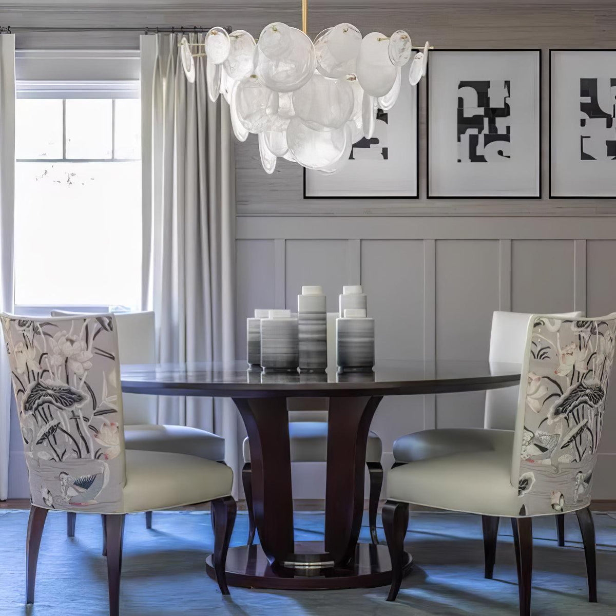 Brass Discs Cascading Chandelier - view 16
