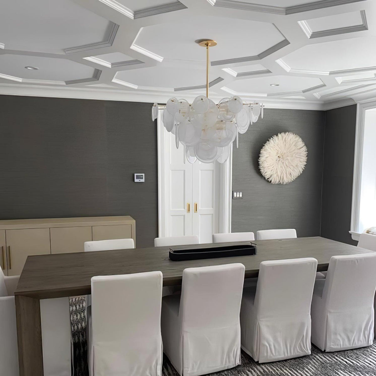 Brass Discs Cascading Chandelier - view 18