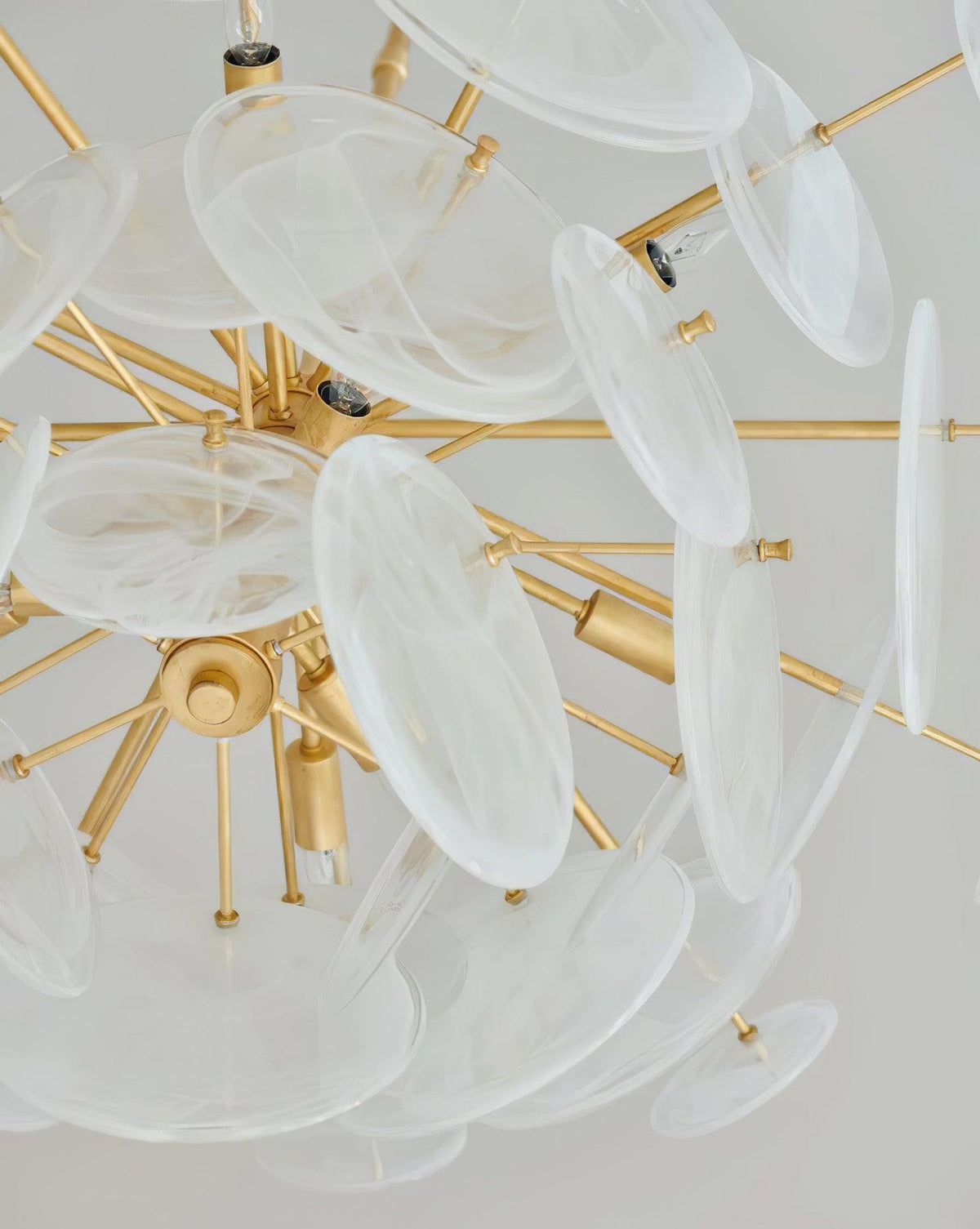 Brass Discs Cascading Chandelier - view 22
