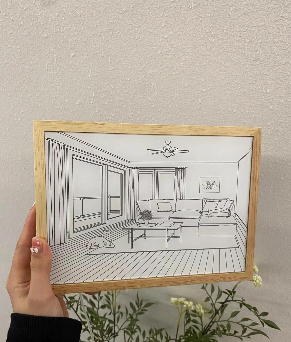 Dog Sunbathing Mural Art Lamp - view 25