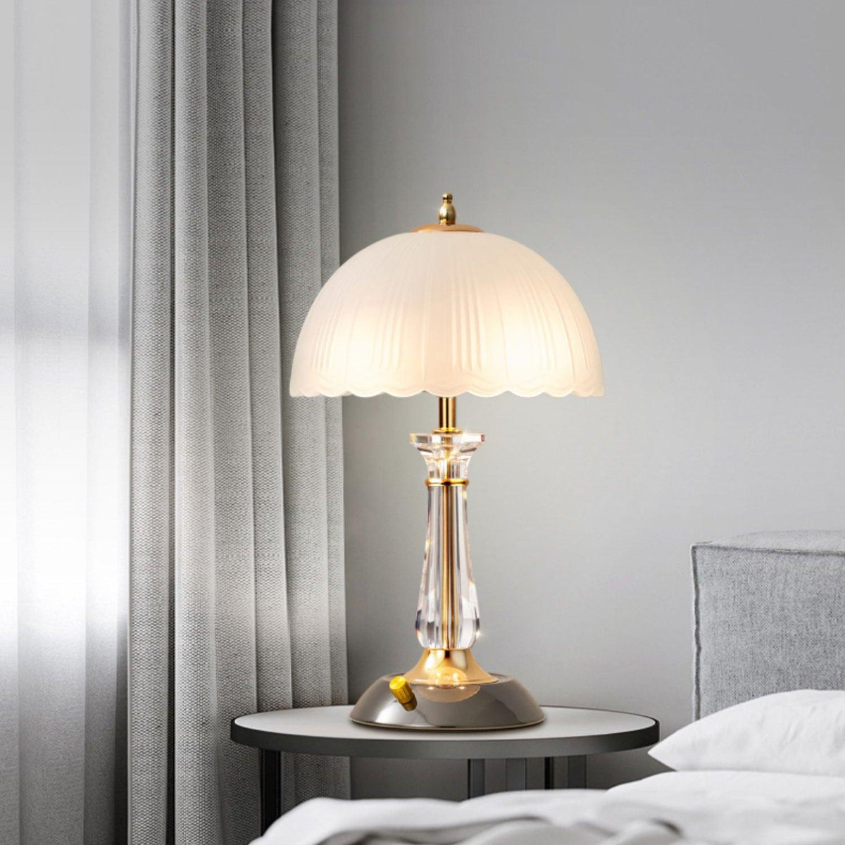 Domed Glass Table Light - view 3