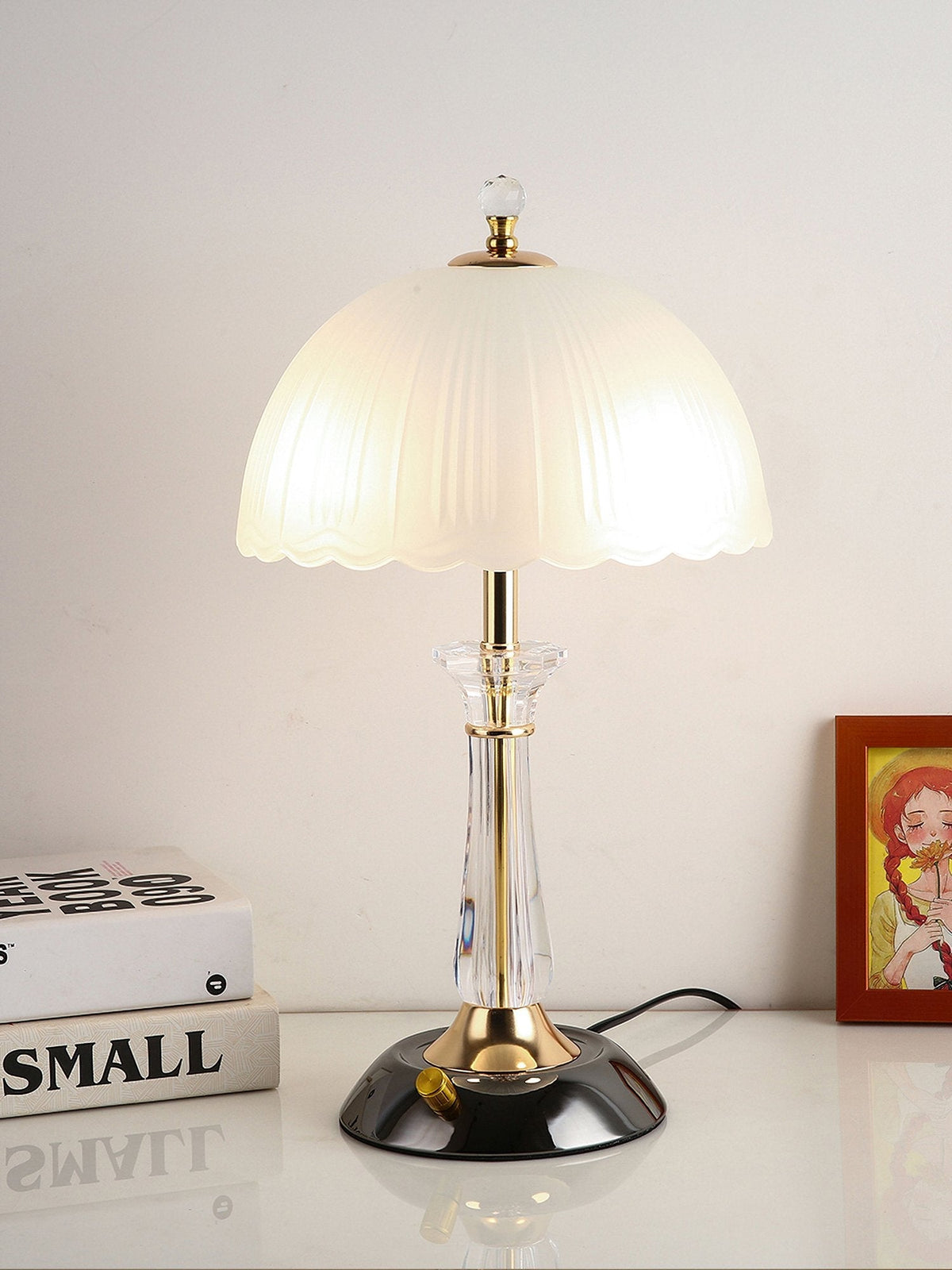 Domed Glass Table Light - view 18