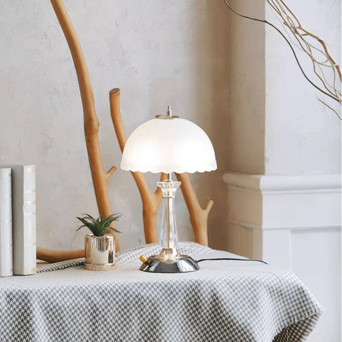Domed Glass Table Light - view 8