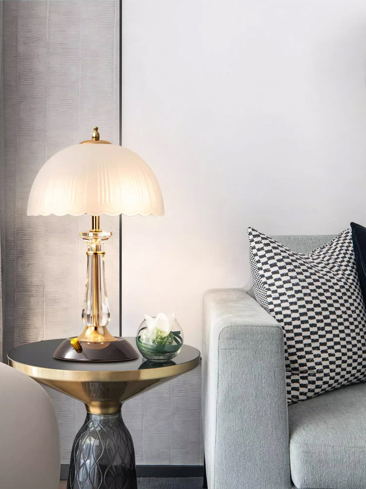 Domed Glass Table Light - view 21