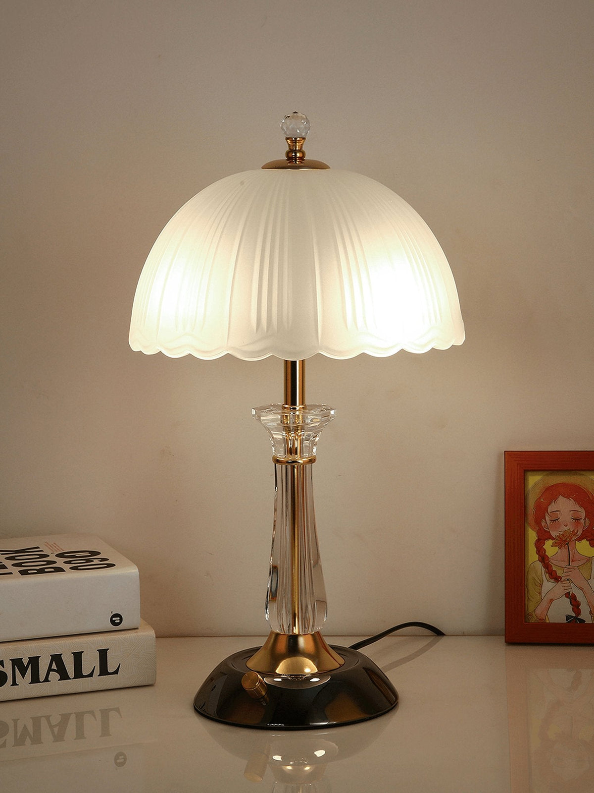 Domed Glass Table Light - view 14