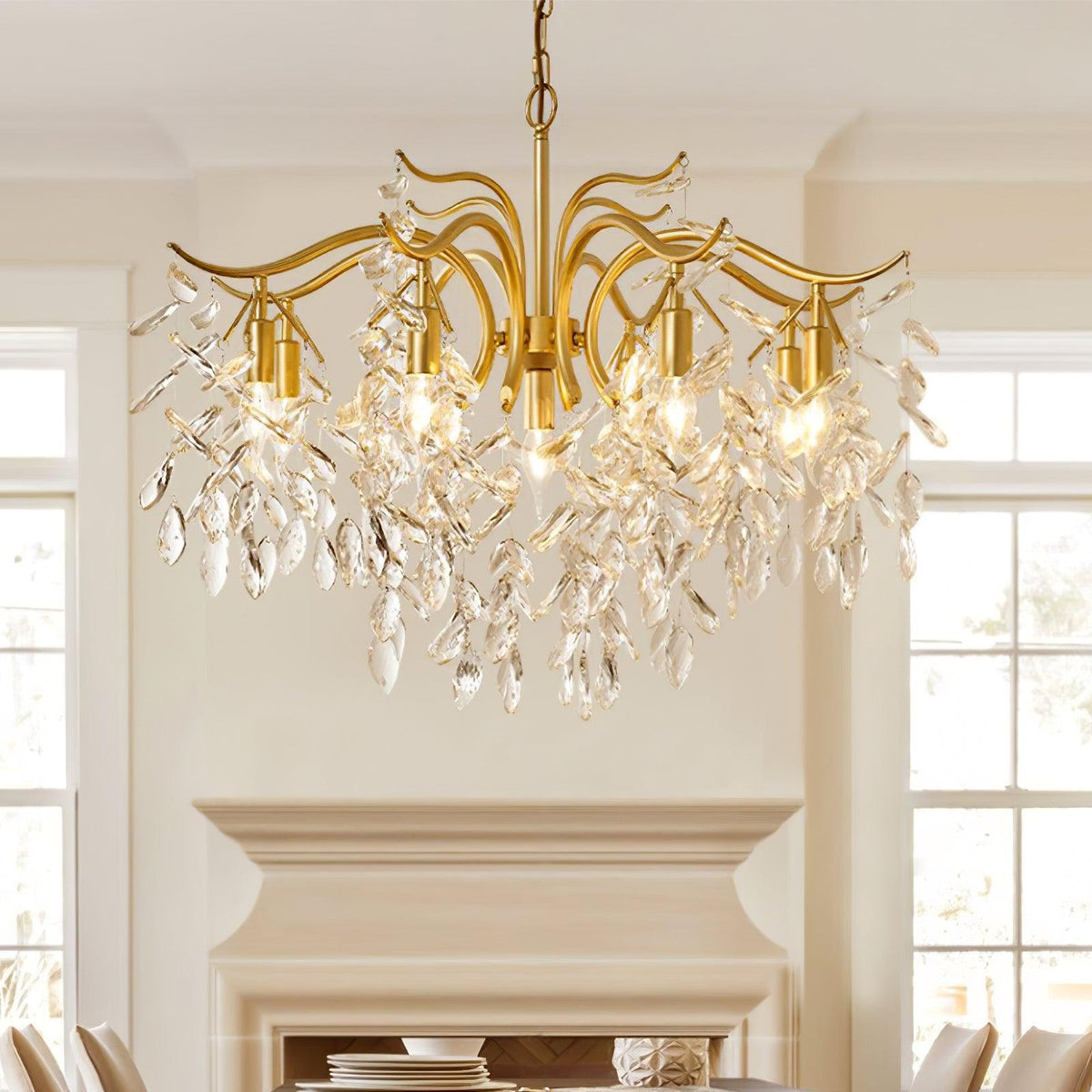 Dorale Crystal Chandelier - view 2