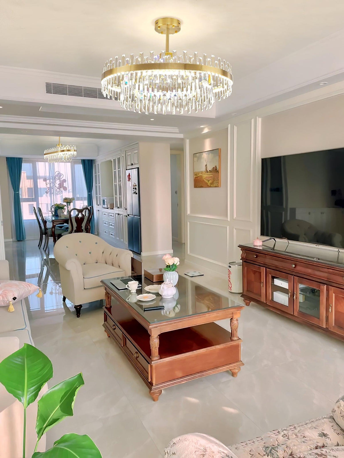 Drum Glass Chandelier - view 14