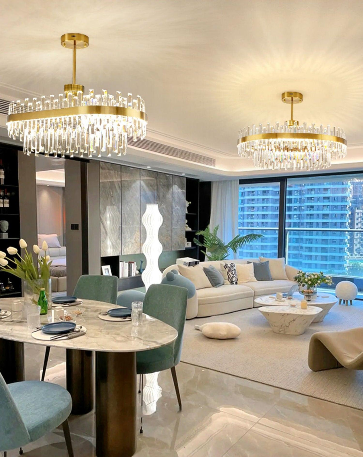 Drum Glass Chandelier - view 15