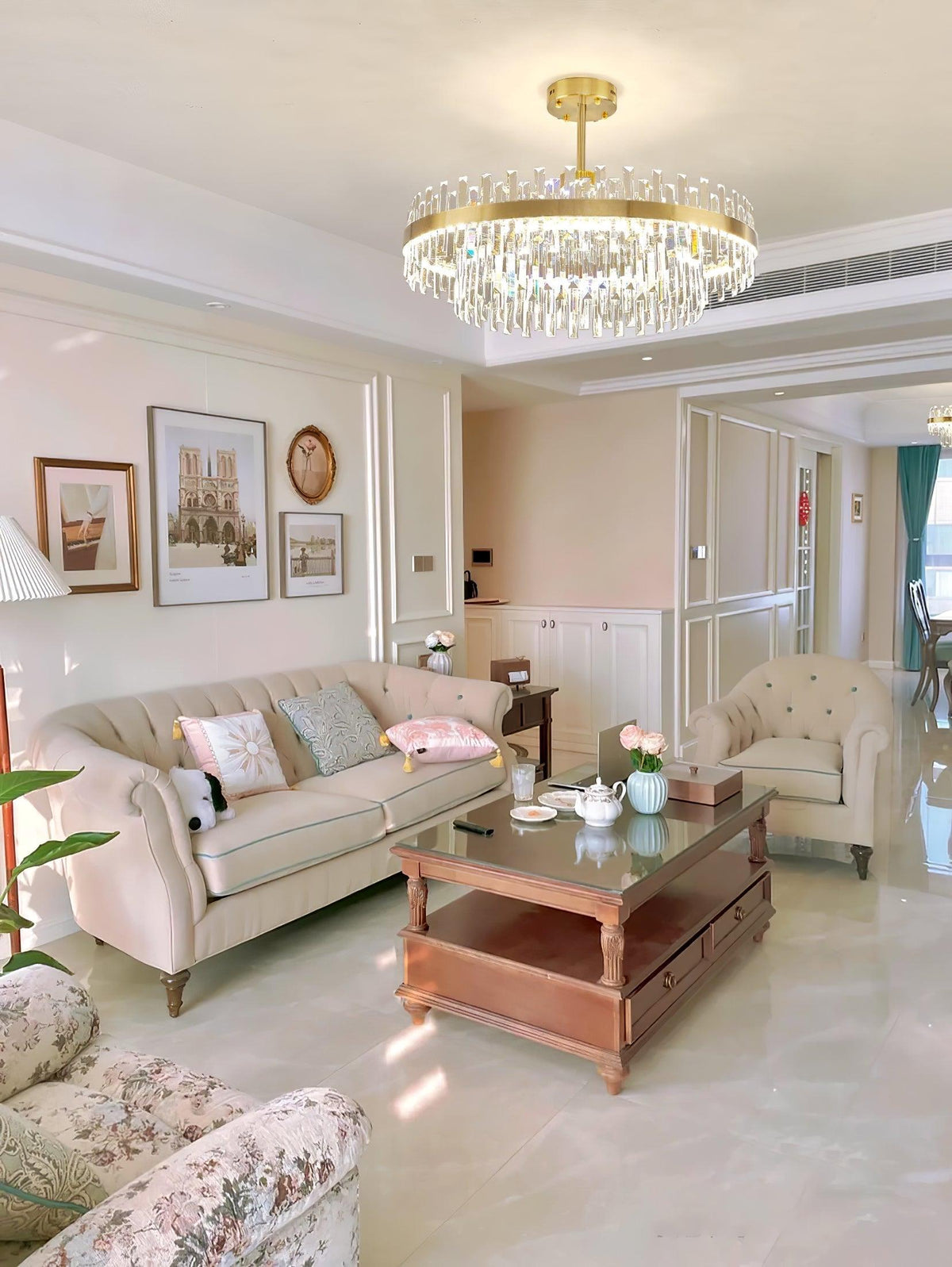 Drum Glass Chandelier - view 17