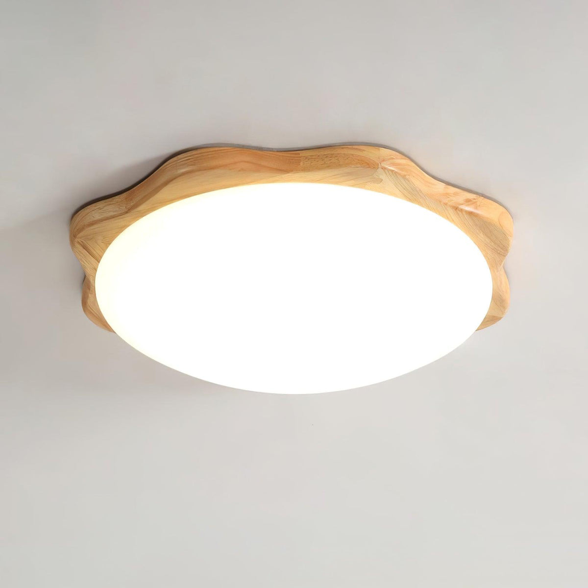 Drum Wood Ceiling Lamp - view 15