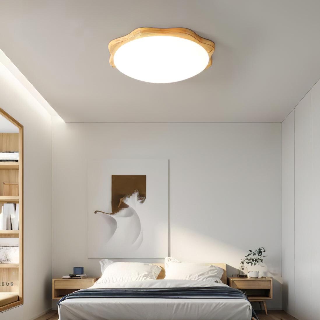 Drum Wood Ceiling Lamp - view 16