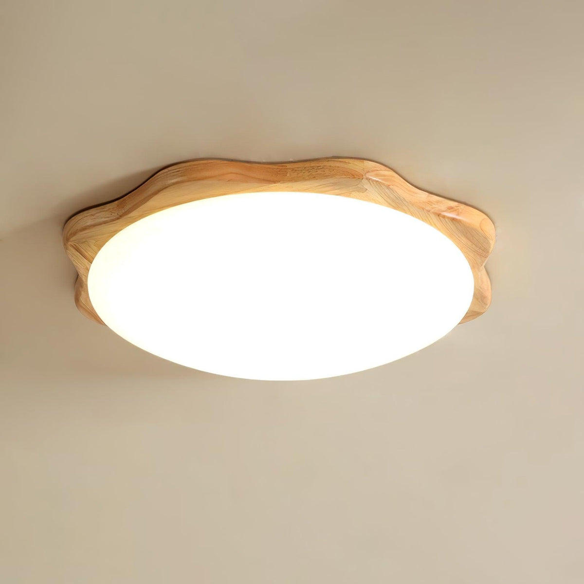 Drum Wood Ceiling Lamp - view 17