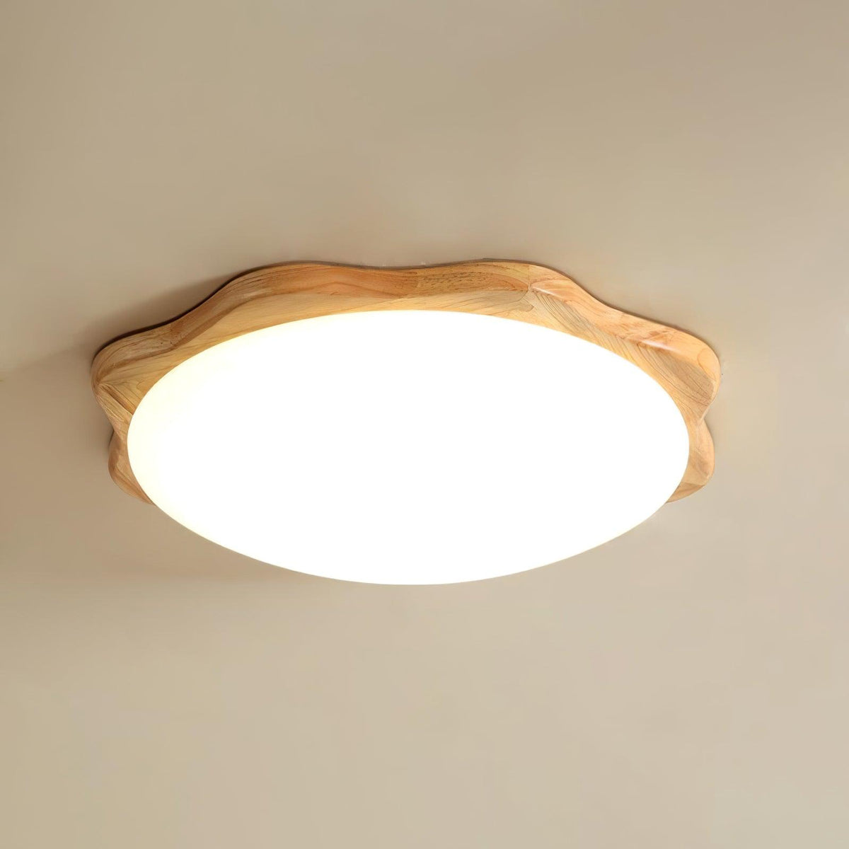 Drum Wood Ceiling Lamp - view 18