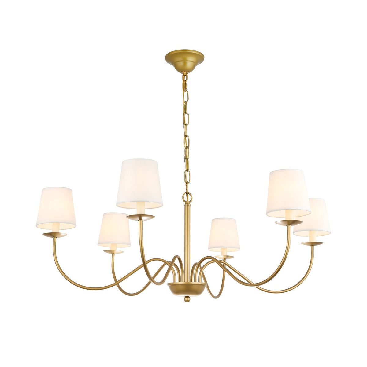 Eclipse Brass Chandelier