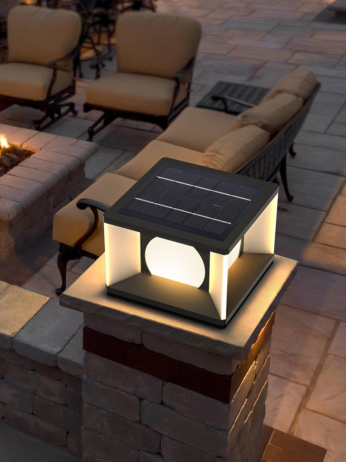 Eclipse Cube Outdoor Post Light - view 21