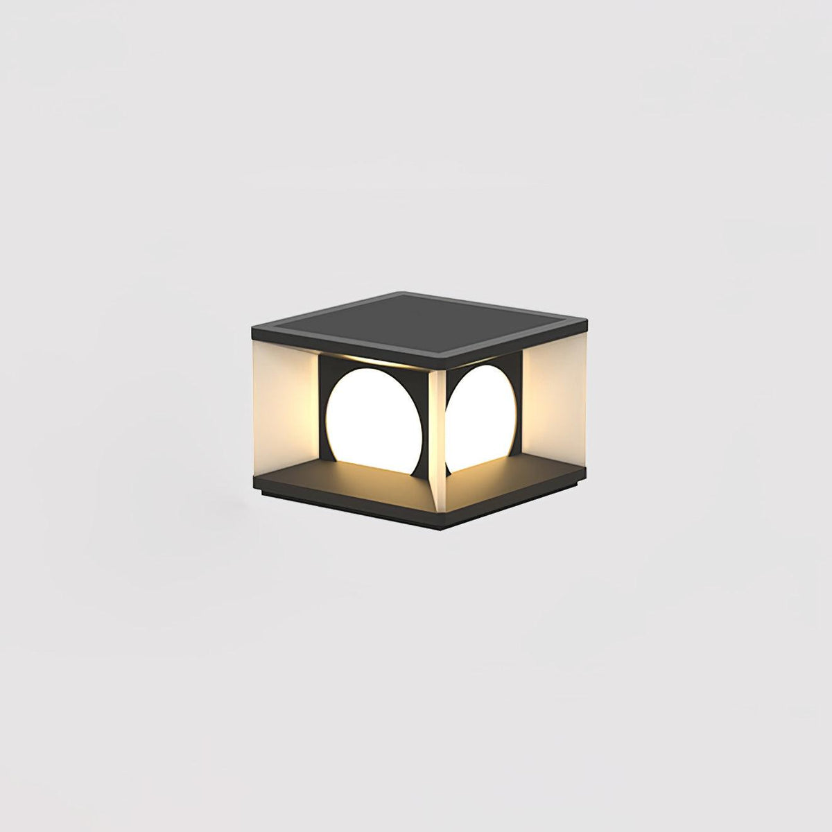 Eclipse Cube Outdoor Post Light - view 34