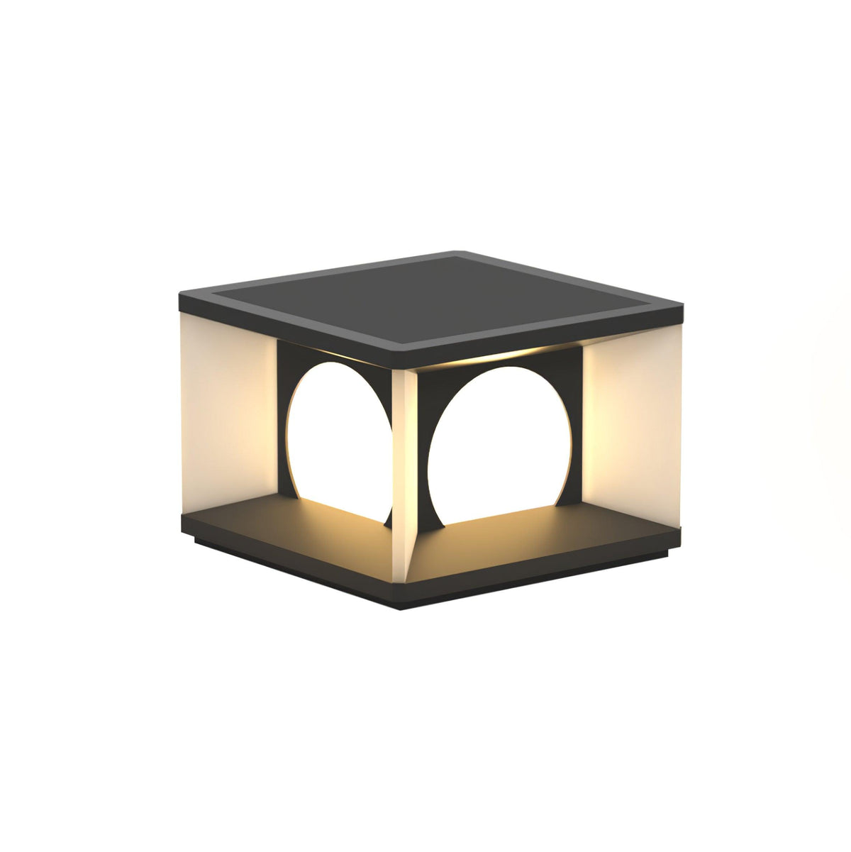 Eclipse Cube Outdoor Post Light - view 32