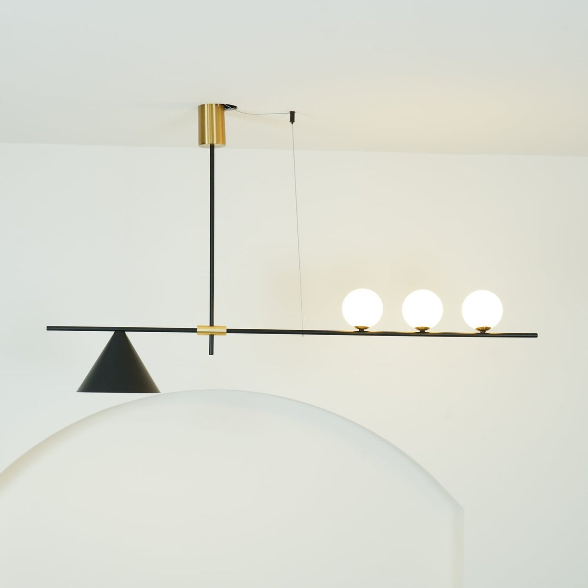 Eclipse Linear Suspension Light - view 45