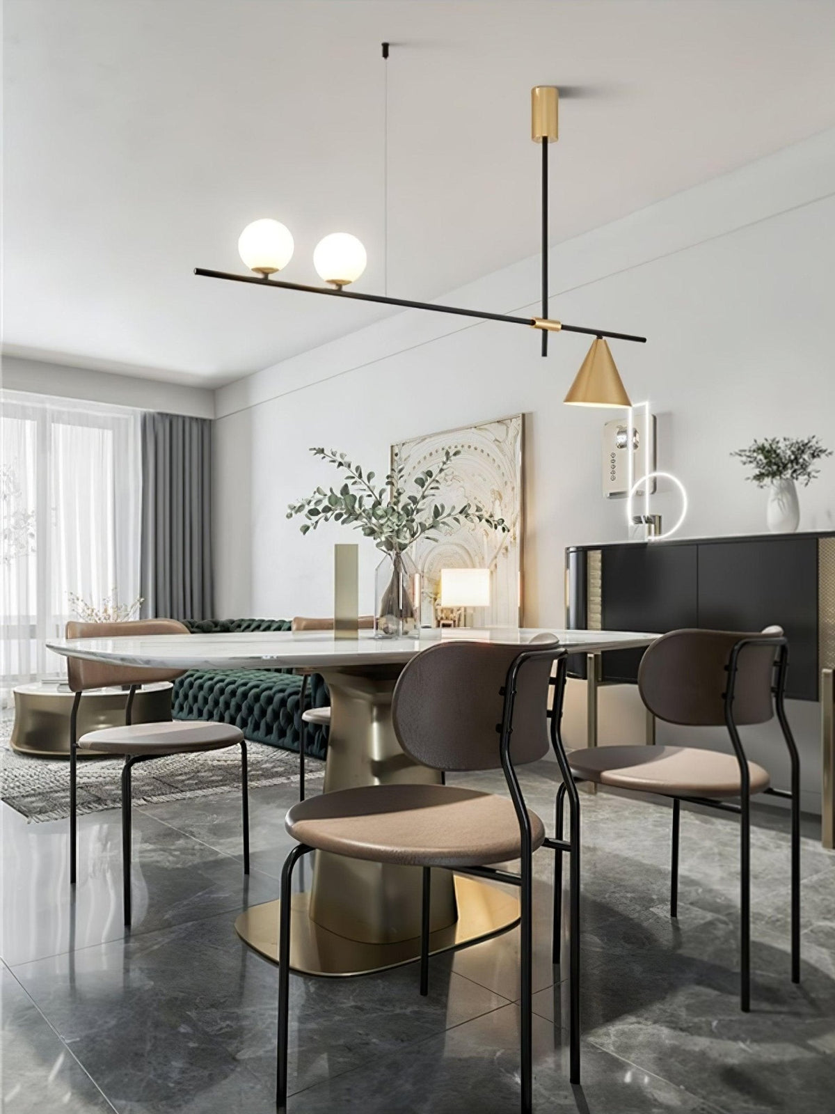 Eclipse Linear Suspension Light - view 26