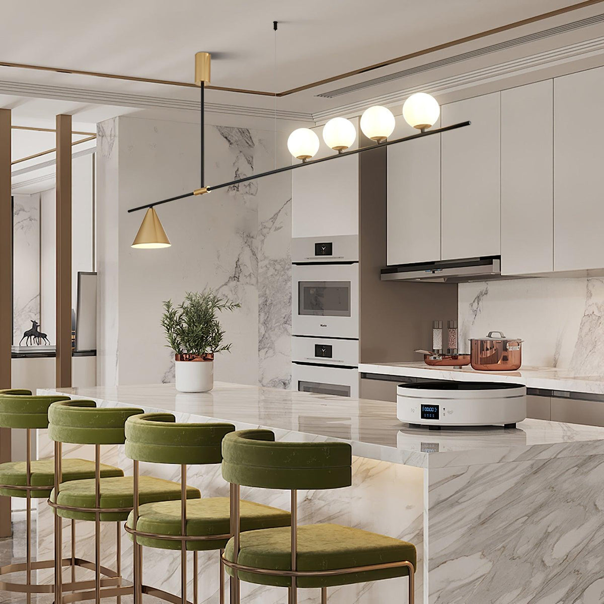 Eclipse Linear Suspension Light - view 8