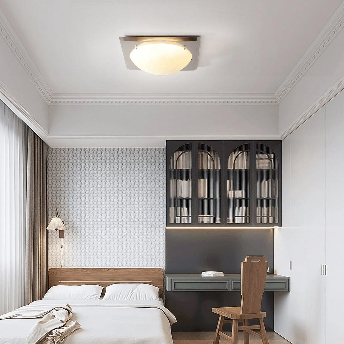 Edged Glass Ceiling Lamp - view 4