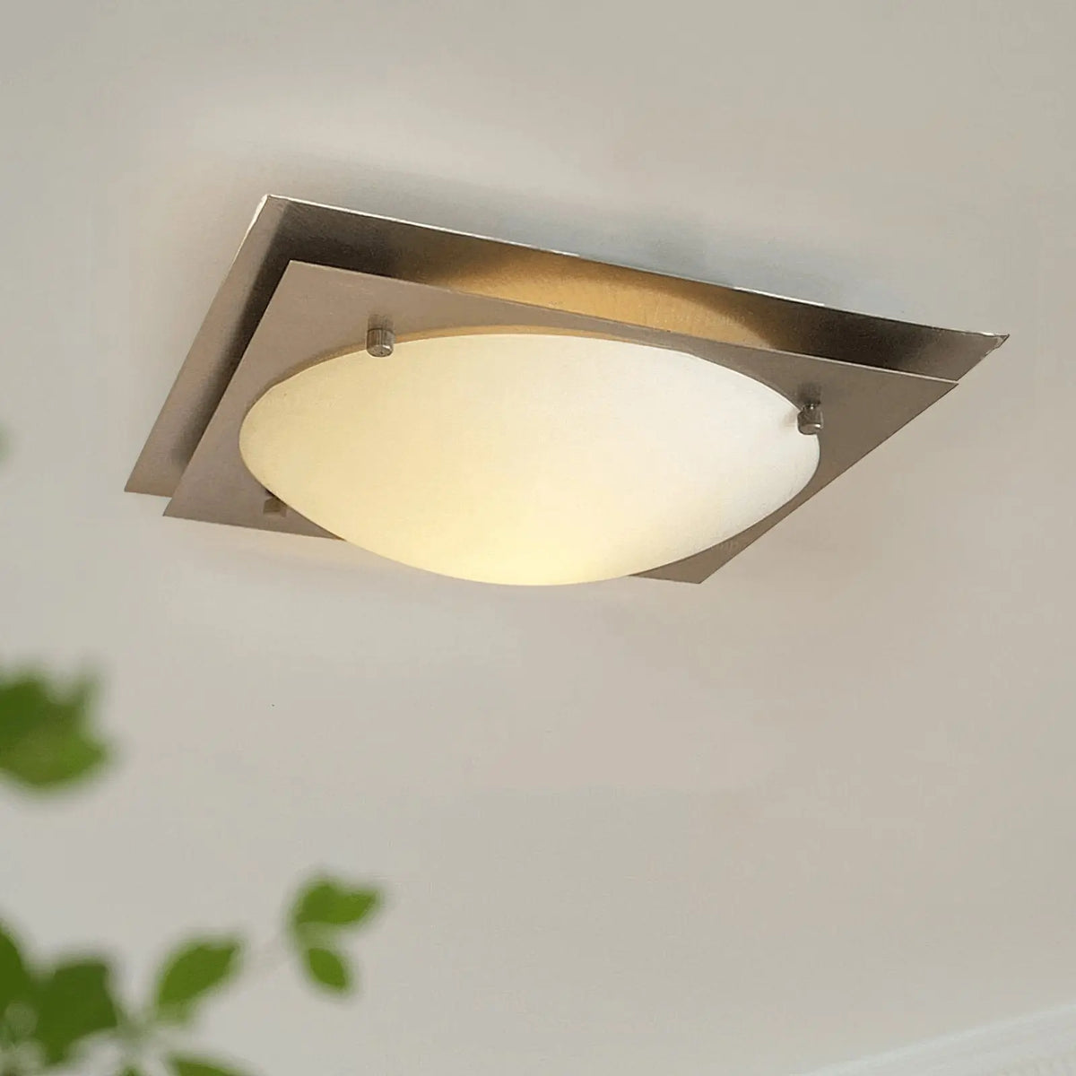 Edged Glass Ceiling Lamp - view 2
