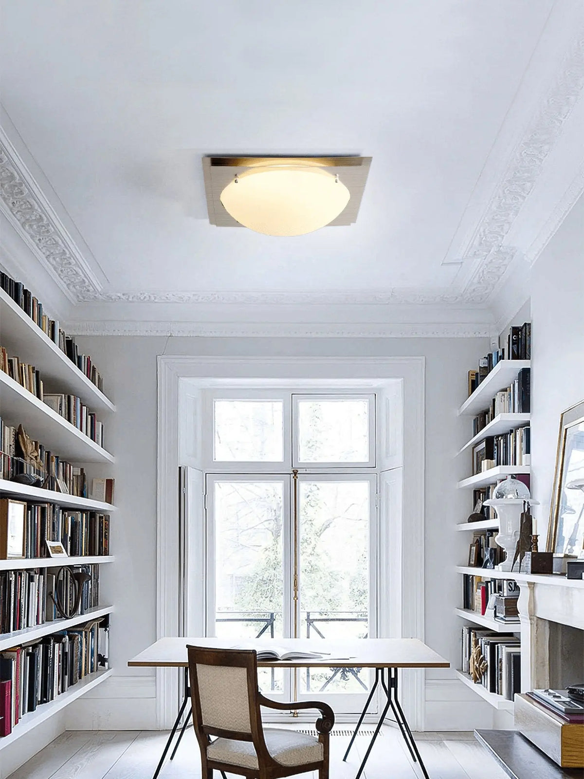 Edged Glass Ceiling Lamp - view 7