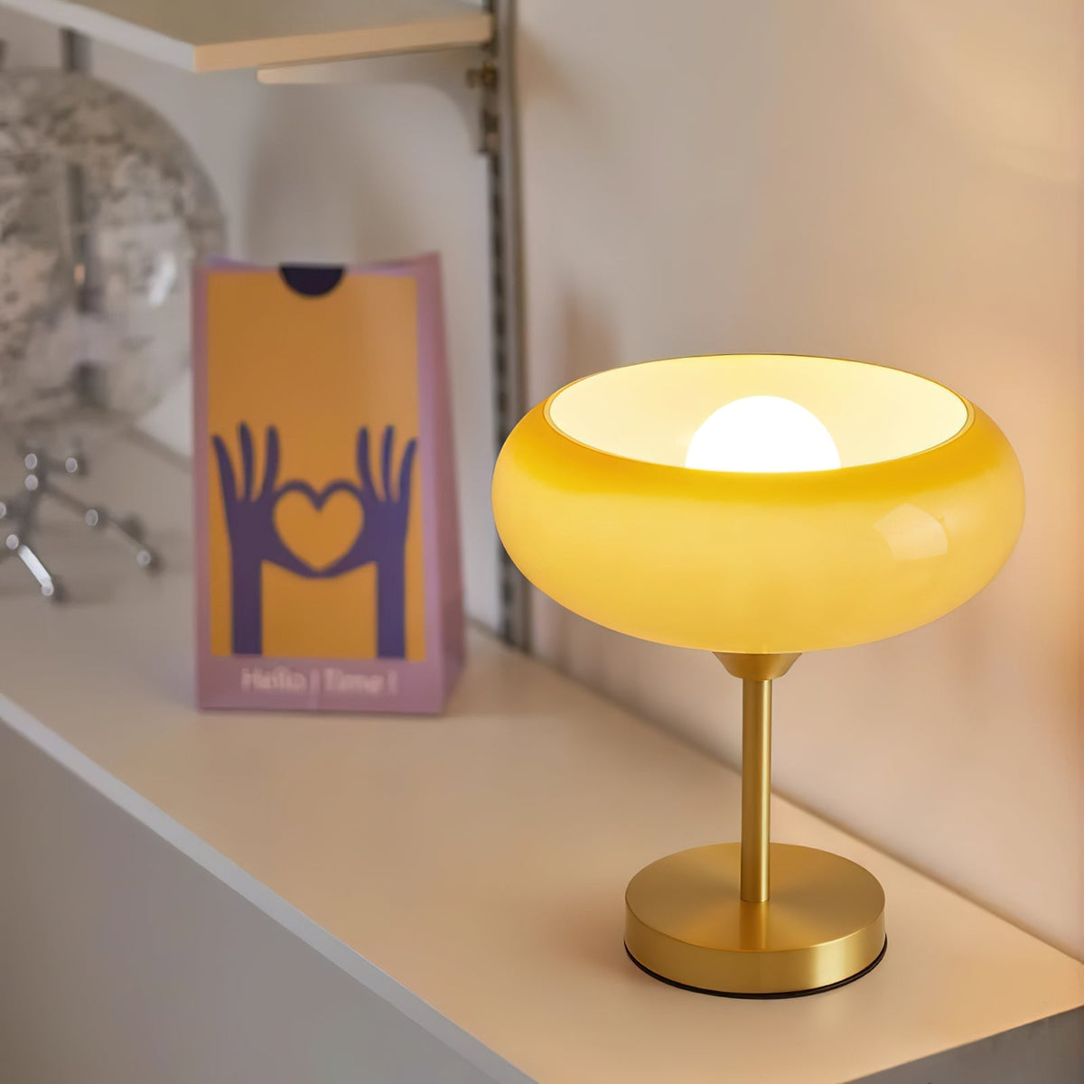 Egg Tart Glass Table Lamp - view 4