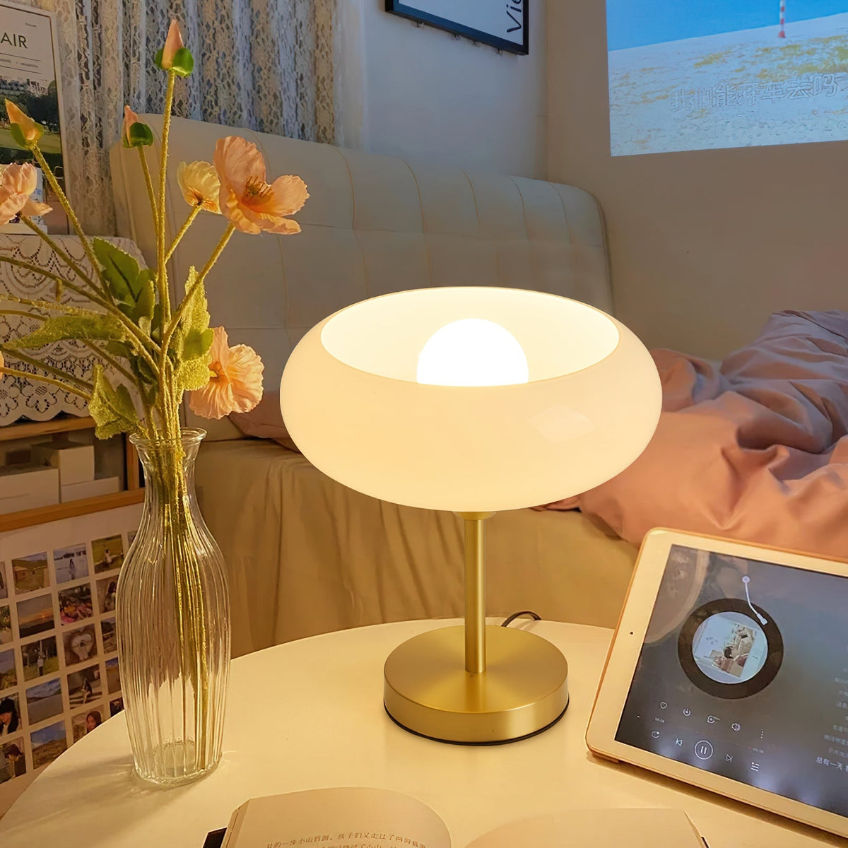 Egg Tart Glass Table Lamp - view 2