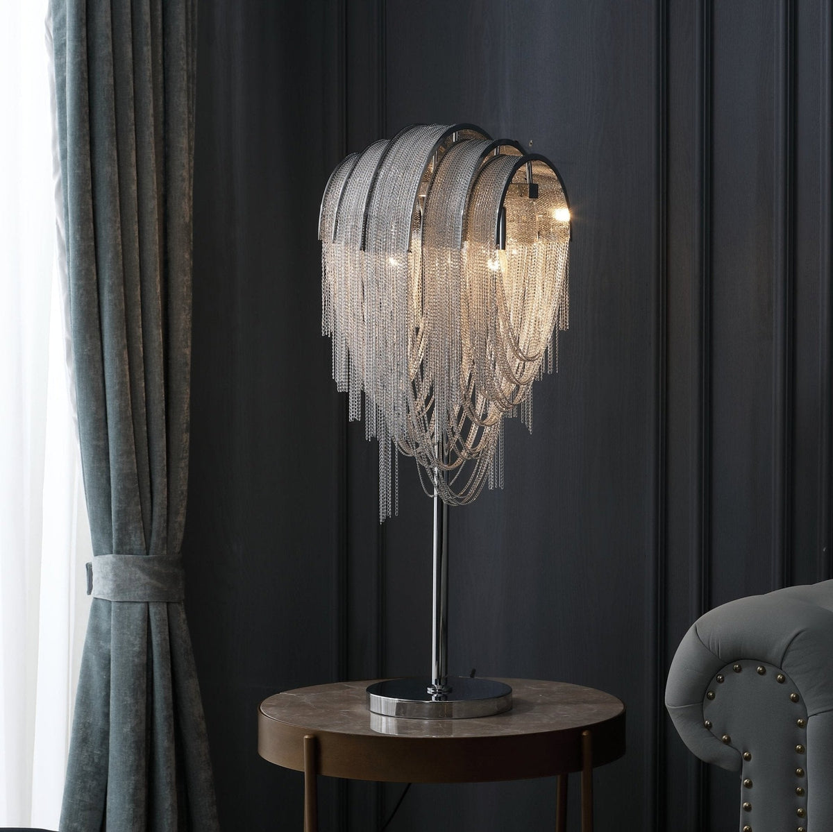 Chains Tassel Table Lamp - view 2
