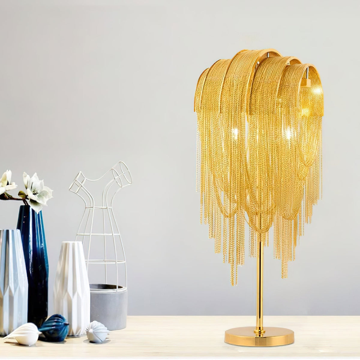 Chains Tassel Table Lamp - view 6
