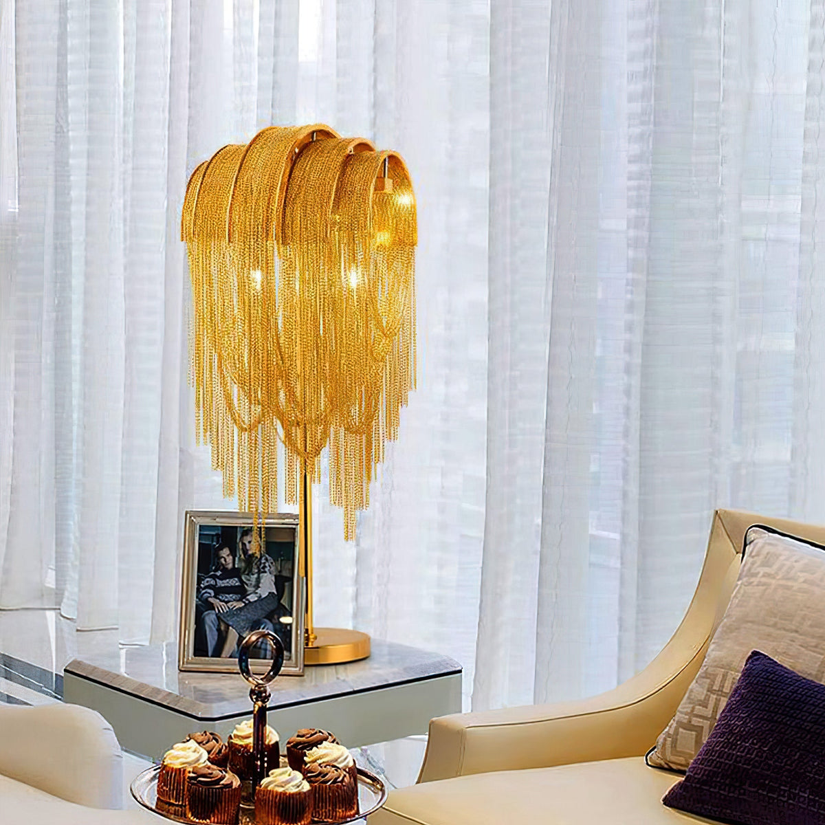 Chains Tassel Table Lamp - view 18