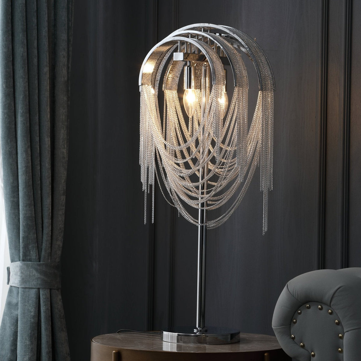 Chains Tassel Table Lamp - view 3