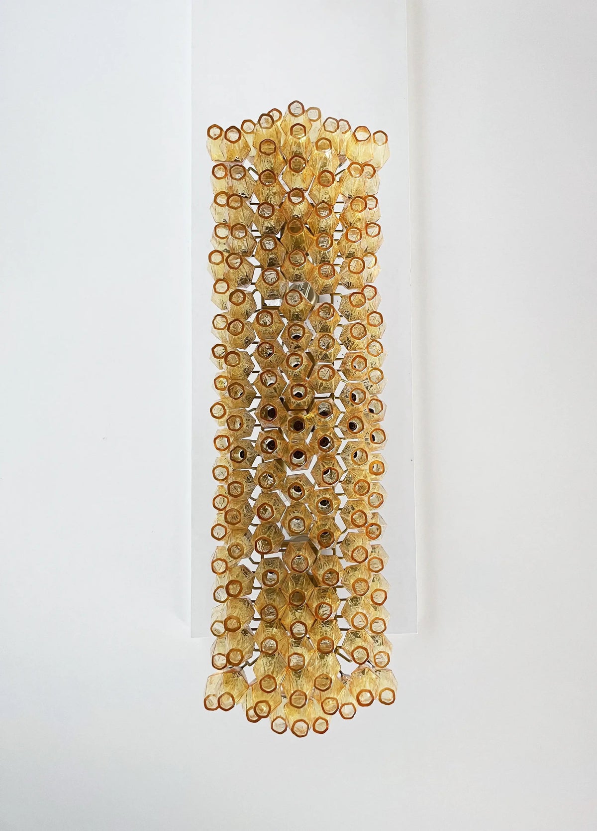 Elegant Amber Murano Poliedri Chandelier - view 10