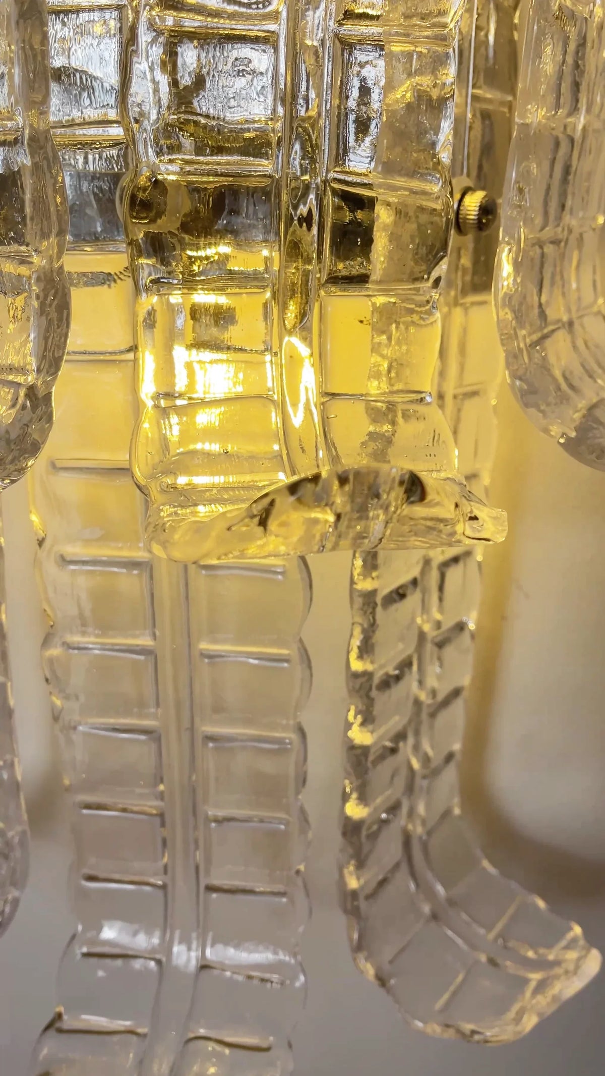 Elegant Murano Leaf Shape Glass Wall Sconce - view 13