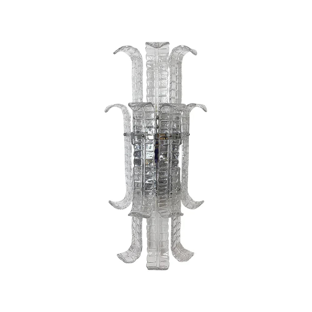 Elegant Murano Leaf Shape Glass Wall Sconce - view 19
