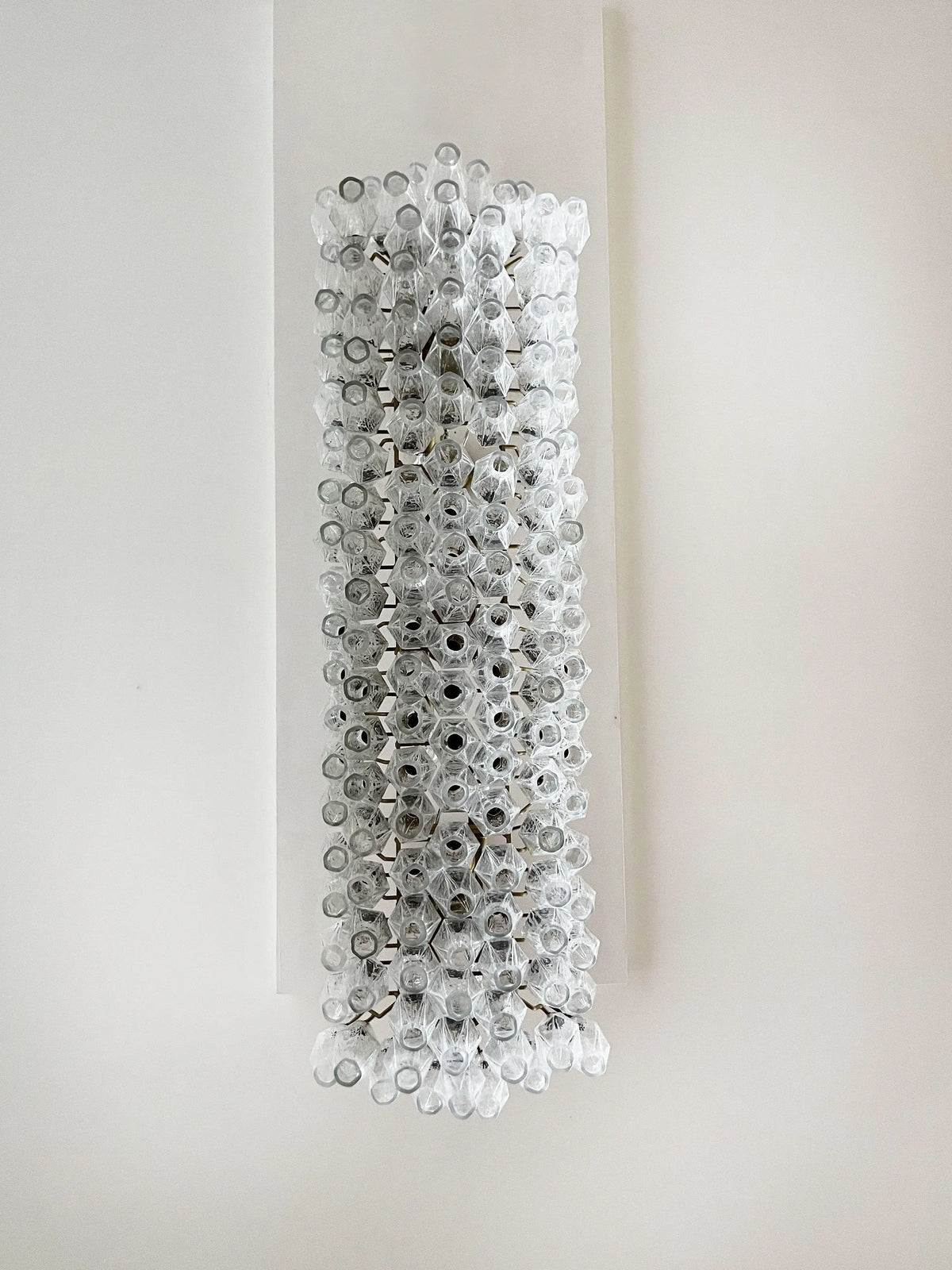 Elegant Transparent Murano Poliedri Chandelier - view 16