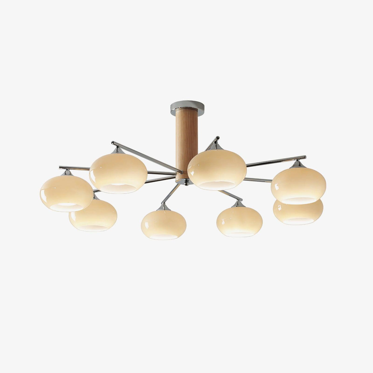 Elliptical Persimmon Chandelier - view 21