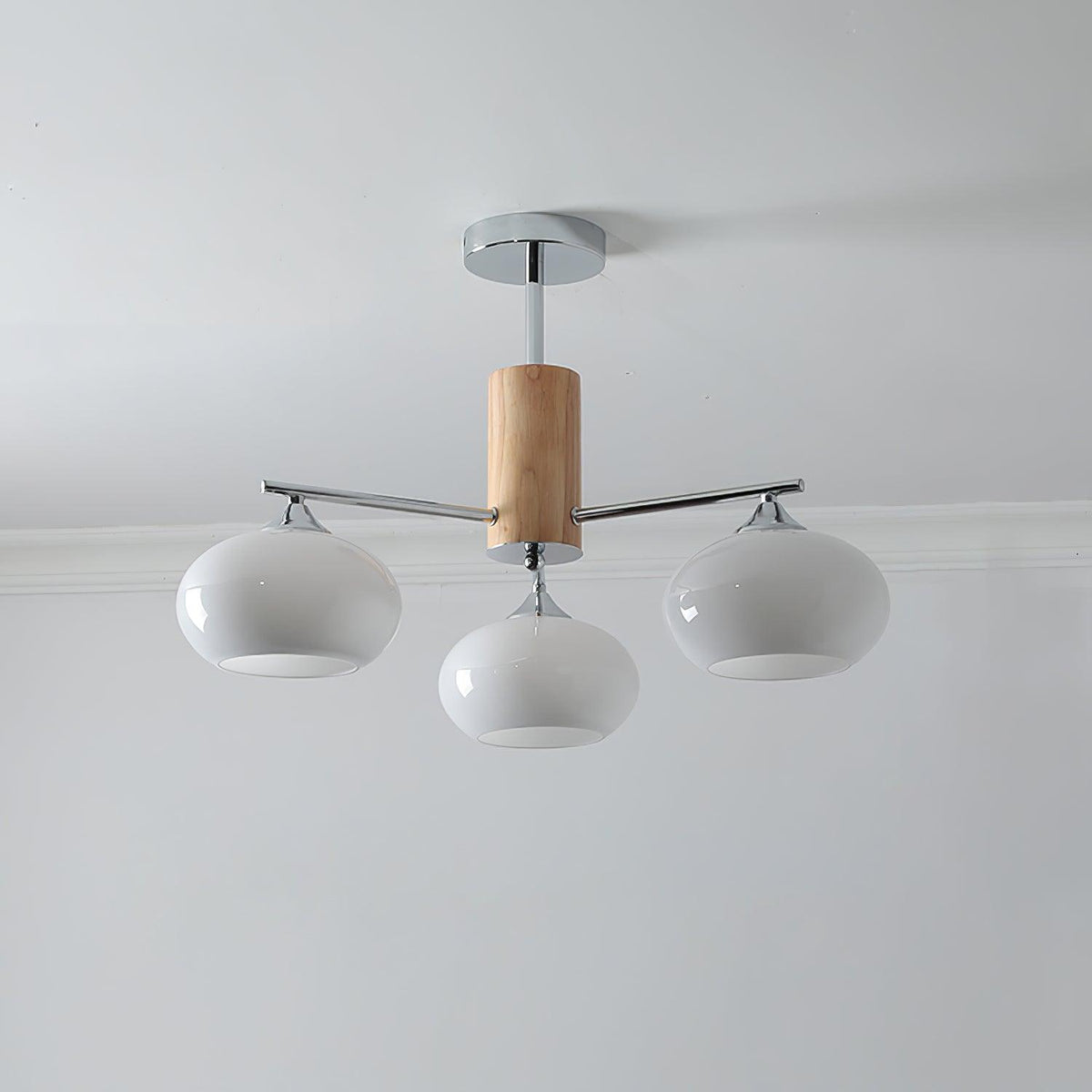 Elliptical Persimmon Chandelier - view 18
