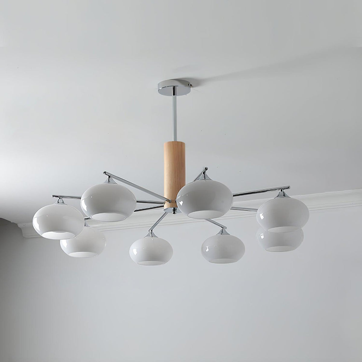 Elliptical Persimmon Chandelier - view 22