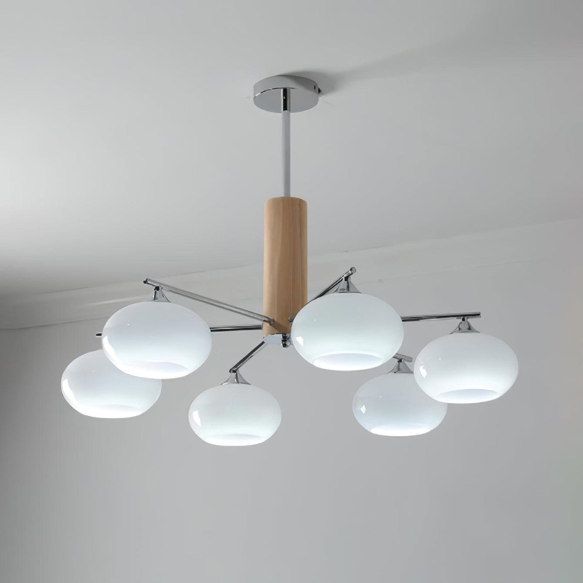 Elliptical Persimmon Chandelier - view 17