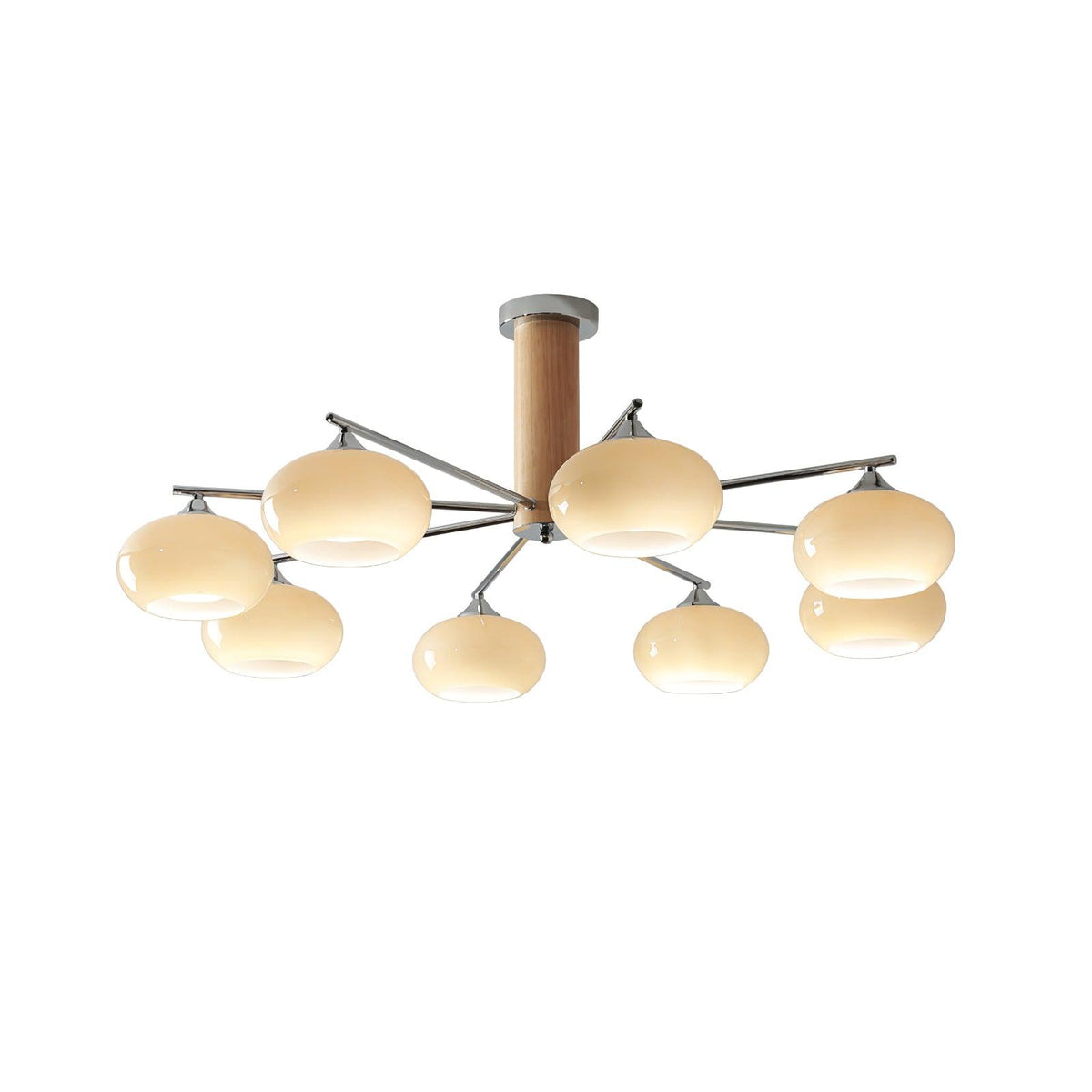 Elliptical Persimmon Chandelier - view 14