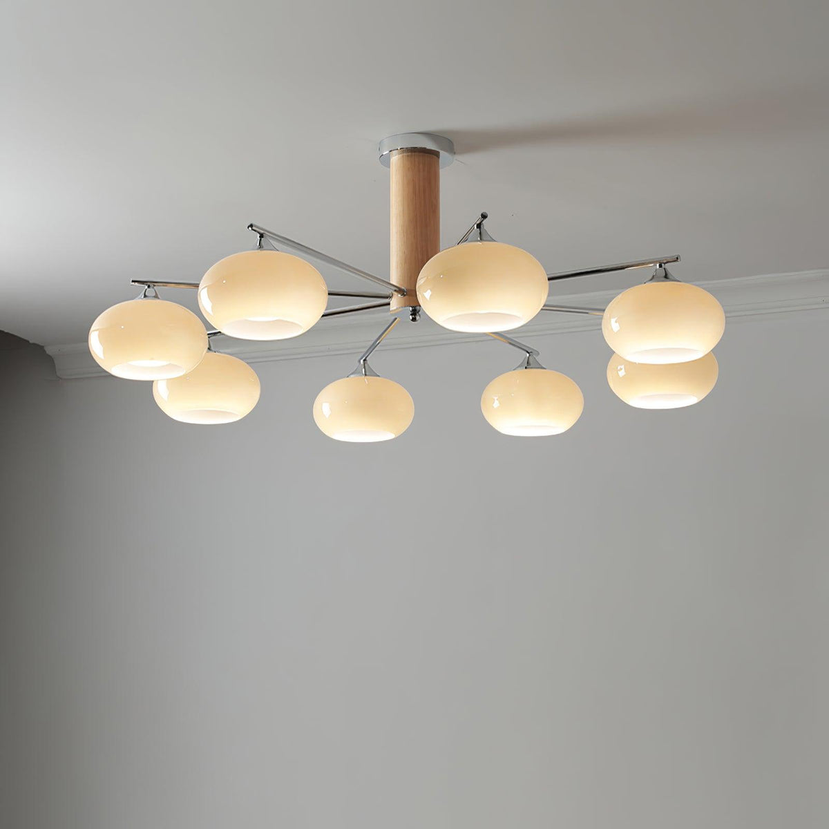 Elliptical Persimmon Chandelier - view 7