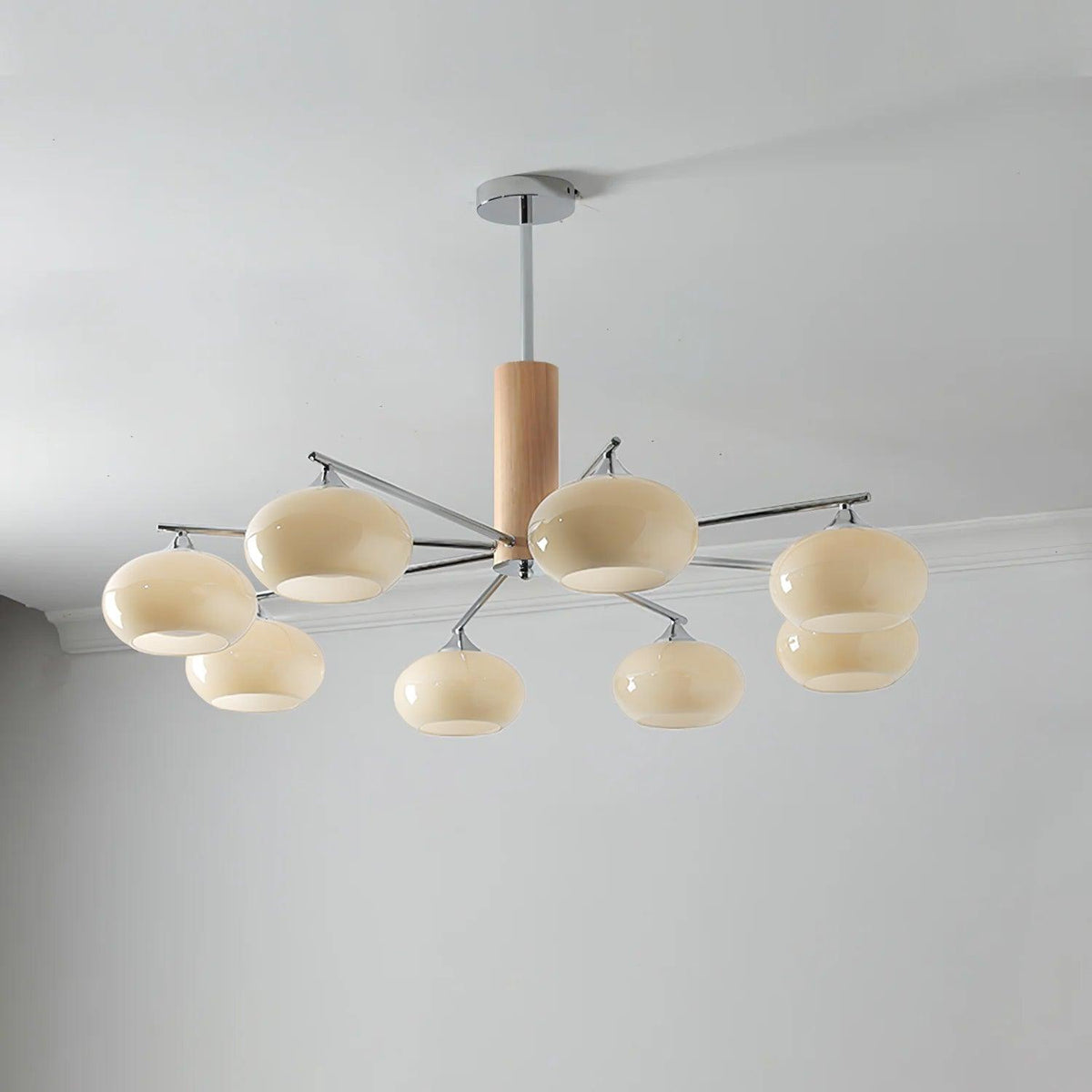 Elliptical Persimmon Chandelier - view 24