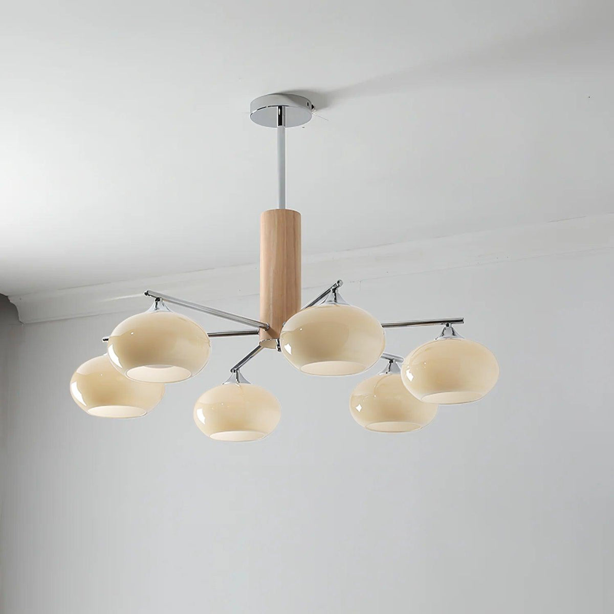 Elliptical Persimmon Chandelier - view 25
