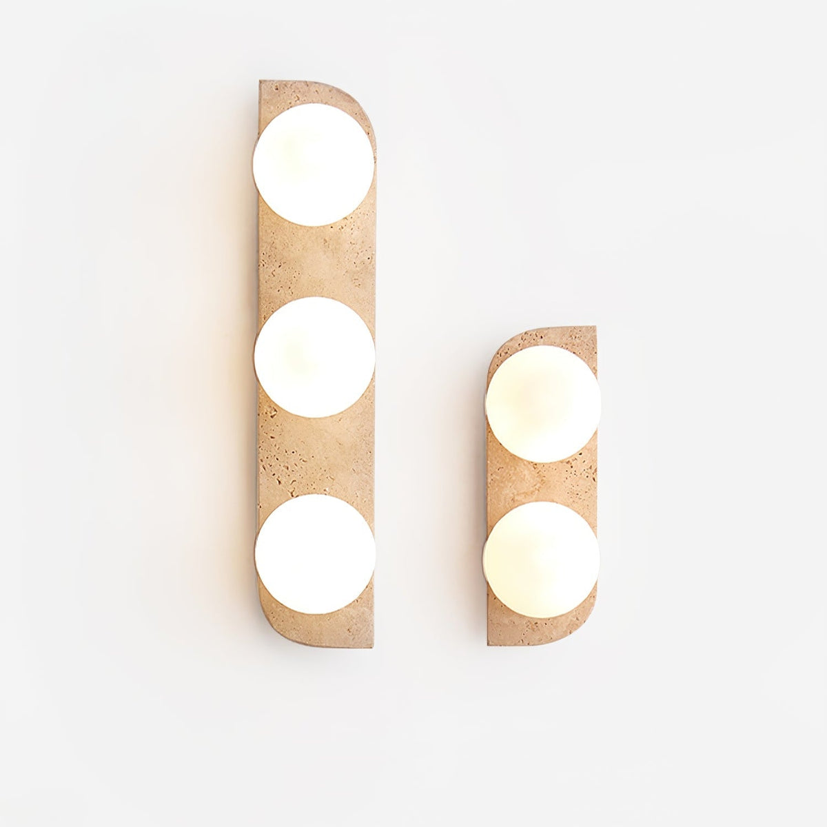 Elysian Travertine Plug-in Wall Light