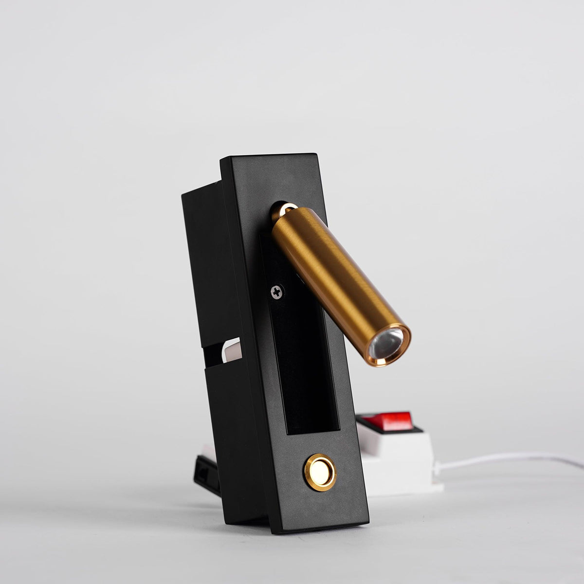 Embedded Bedside Plug-in Sconce